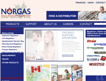 Tablet Screenshot of norgascontrols.com